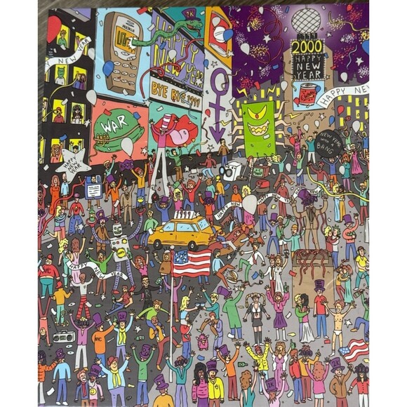 Where's Prince 1999 New Years Eve Times Square NYC 500 pc Jigsaw Puzzle Sealed - Picture 3 of 7